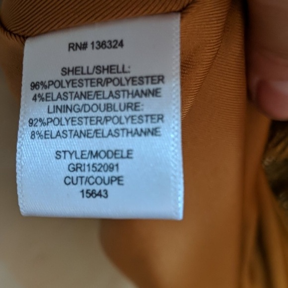 MAKE AN OFFER! Halston Heritage gold sparkling sleeveless cocktail dress size L - Picture 5 of 5